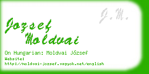 jozsef moldvai business card